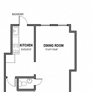 3 Bedroom 1.5 Bath Floor Plan 3 Bedroom 1.5 Bath Floor Plan